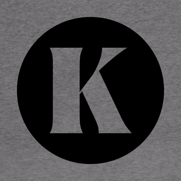 K (Letter Initial Monogram) by n23tees